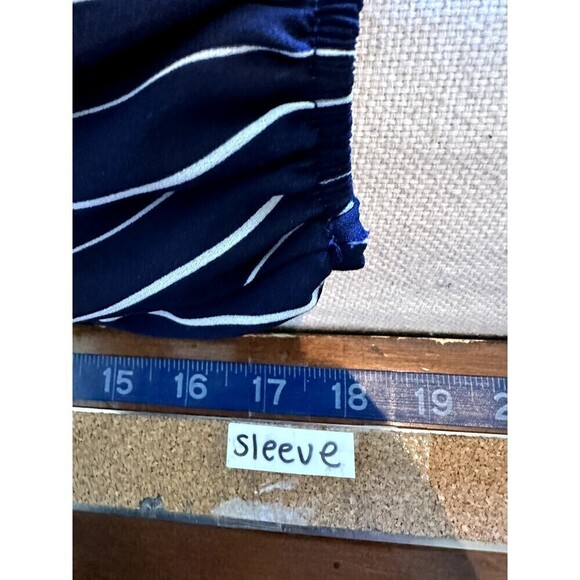 Honey Punch Navy Nautical Romper Woman's Size M Shorts Summer Beachy - Picture 5 of 16